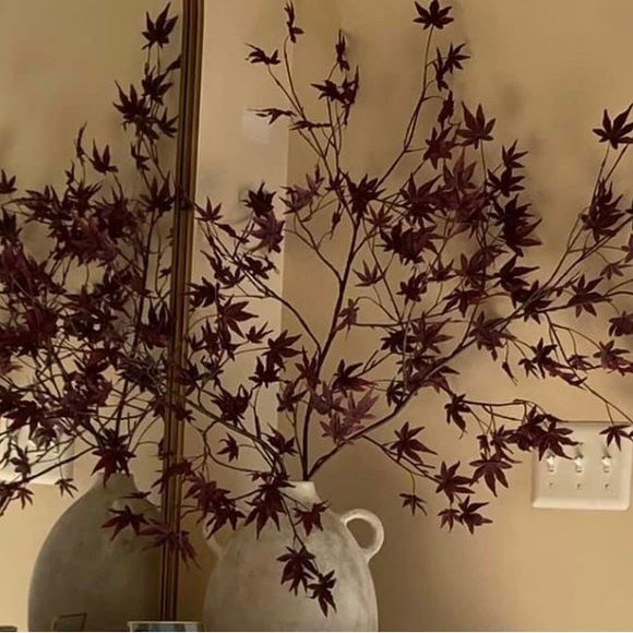 COPY - COPY - 45” Burgundy Maple leaves stem. - Picture 6 of 6